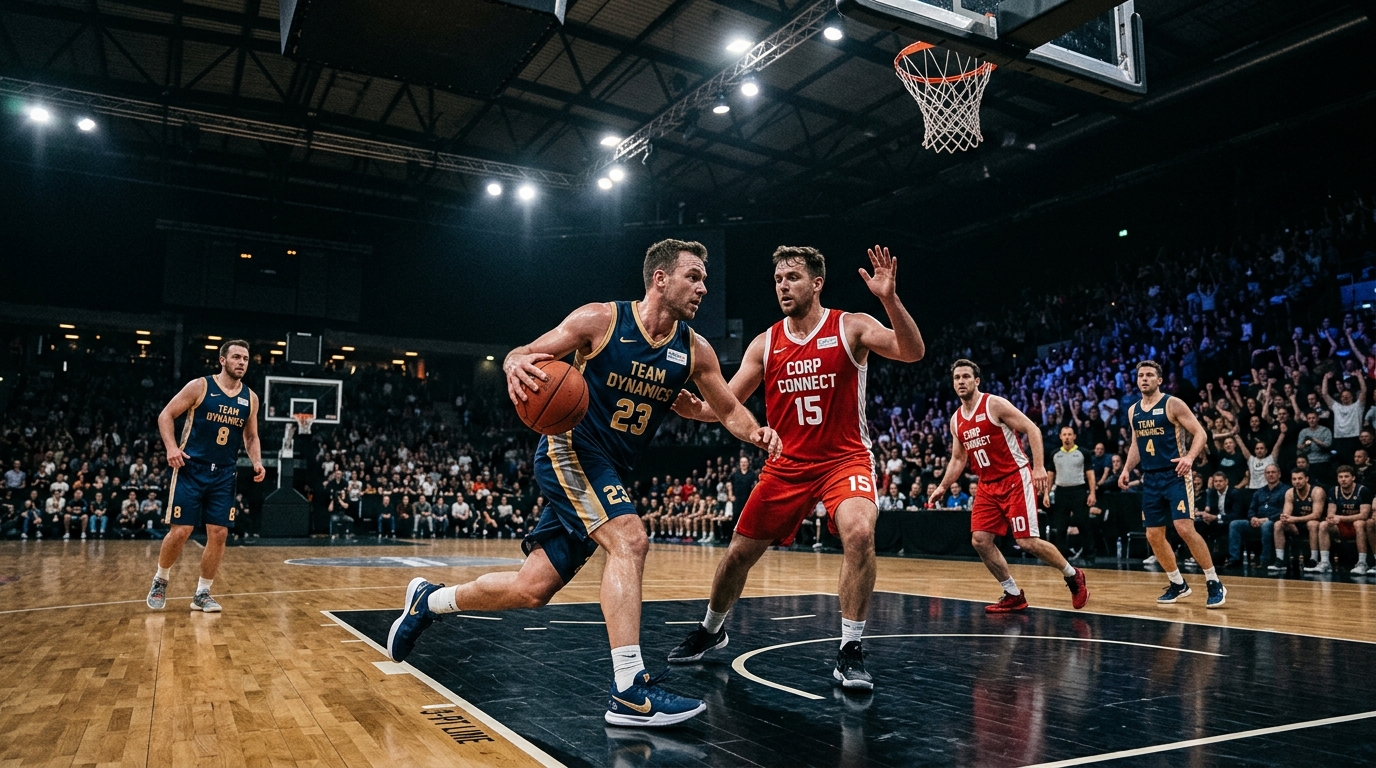 Corporate basketball league